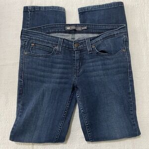 LEVI'S STRAUSS & CO Women Demi Curve Slim Jeans Size 11/30 Dark Was EUC